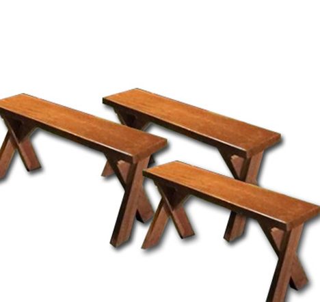 Kursi Kayu Panjang Rustic