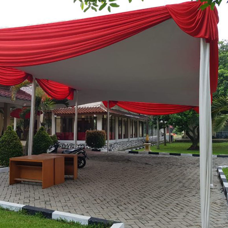 Tenda Konvensional Plafon Serut